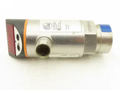 IFM PN2223 Pressure Sensor w/Display 18-32 VDC 14.5-362.5 PSI 4-Pin M12 1/4" NPT