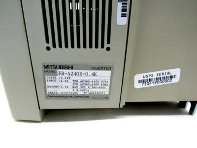 REFURBISHED MITSUBISHI FR-A240E-0.4K DRIVE INVERTER FRA240E04K
