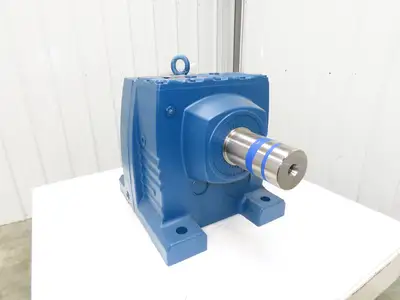 Sew Eurodrive R147 AD6 Inline Helical Gearbox 46.65 Reducer 38 RPM 115100 In-Lb