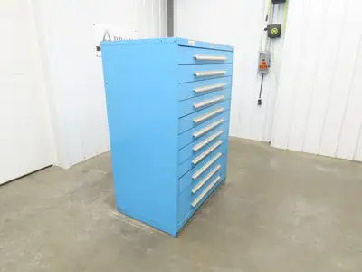 Nu-Era Modular Tool Storage Cabinet 11 Drawer 45x28x61" Stanley Vidmar