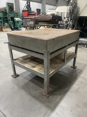 3′ x 4′ x 8″ thick metal table
