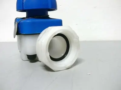 USED DN 40 D 50 PN 10 1.5" PVC DIAPHRAGM VALVE