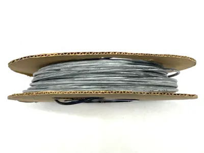 USED PARKER BLACK NYLON TUBING .138" ID 3/16" OD SHELFWARE LOT OF 240'