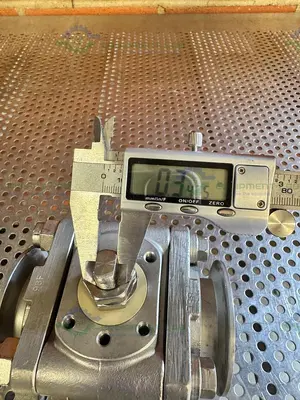 Used A&N CORPORATION A35I STAINLESS STEEL BALL VALVE W/ KF50 VACUUM FITTING Valves/Fittings California US | Equipment Lab #1338200