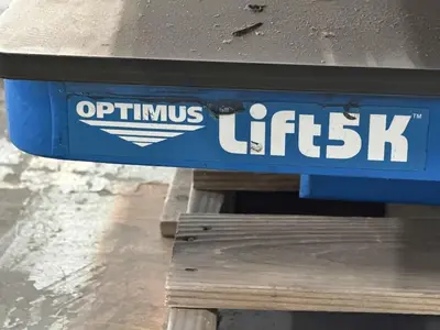 5000 LB BISHAMON OPTIMUS LIFT TABLE