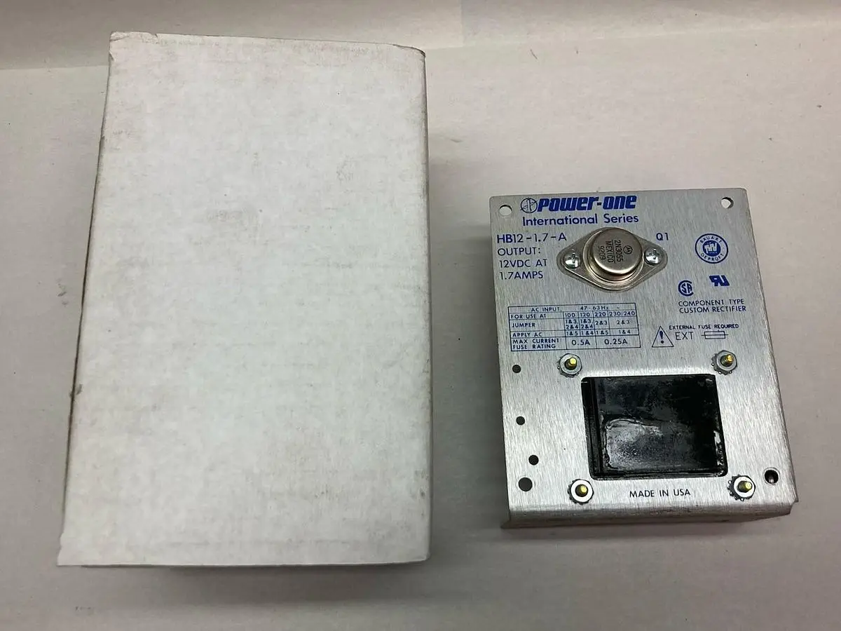 Used POWER ONE HB12-1.7-A Miscellaneous Equipment (Electrical & Power) | Surplus Asset Holdings #1201925
