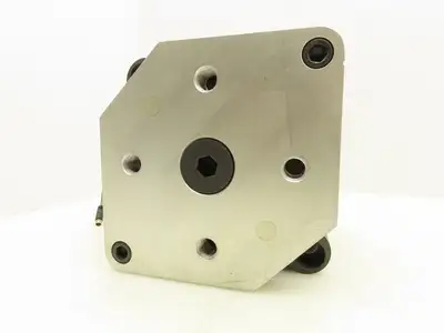 Fabco-Air GTND-160-050-T Pneumatic Tooling Cylinder 50mm Stroke Guided Toolplate