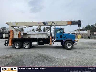 Used 2008 PETERBILT 365 CRANE Bucket (boom) trucks Virginia US | Proxy Equipment #1381400