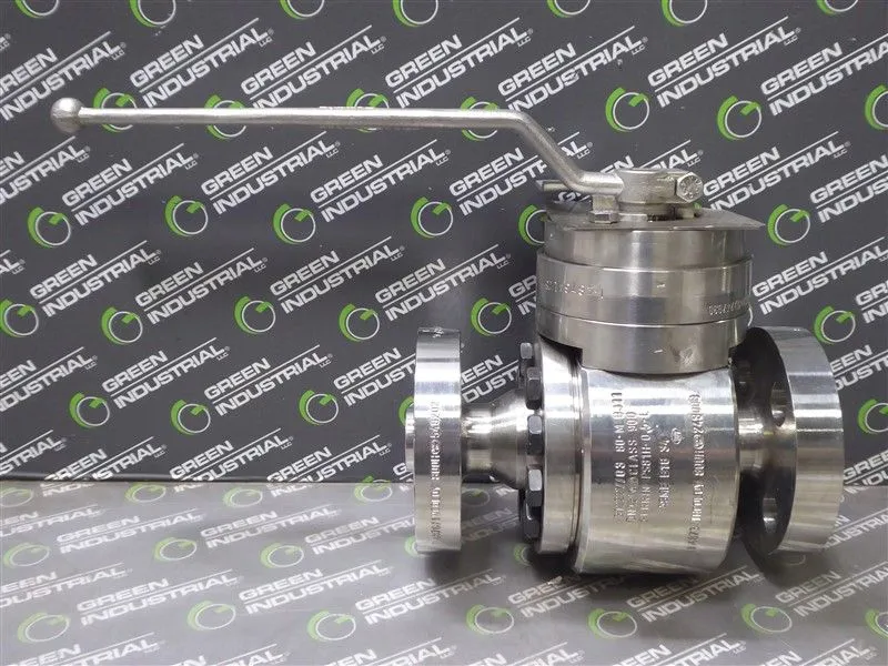 1/2" Perrin PS81H-0,5-L Series 80-M Two Way Ball Valve Class 900 Used