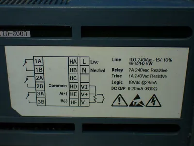 USED EUROTHERM 2216E/AL/VH/R1/R1/RF/2YM/ENG/XXXXX/EU0523