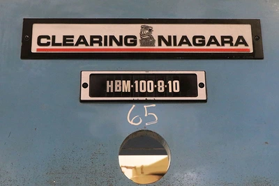 USED 1996 Niagara HBM-100-8-10