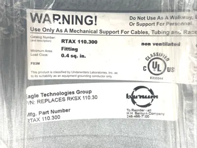USED NIEDAX CABLE TRAY W/ RTADV 300 TRAY COVER