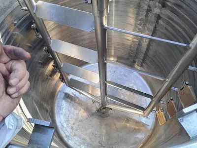 Tank, 500-Gallon, Stainless Steel, Scrape Agitation, Jacketed, #5991294