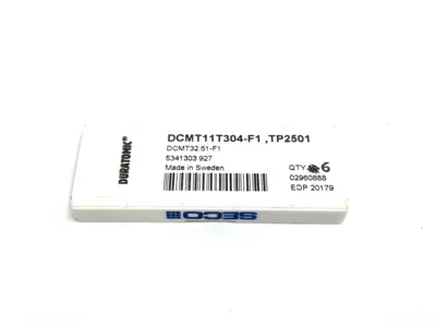 USED SECO DURATOMIC TURNING INSERT DCMT32.51-F1 TP2501