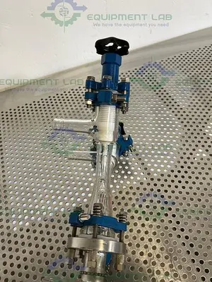 USED BUCHI GLASS USTER KATALOG 8801 Y SHAPED GLASS W/ 2 VALVES
