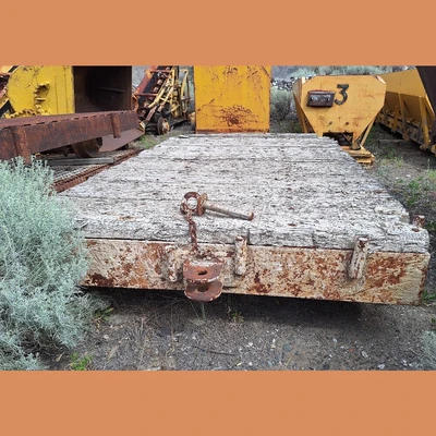 8ft x 5ft Flat Deck Mine Car