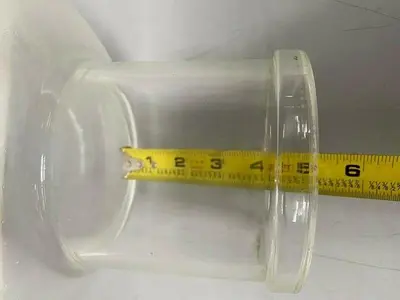 USED ACROSS INTERNATIONAL 10 L EVAPORATION FLASK W/ 5" OD FITTING