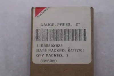 NEW OPEN BOX FISHER 11B8580X022 60PSI PRESSURE GAUGE STOCK K-3382