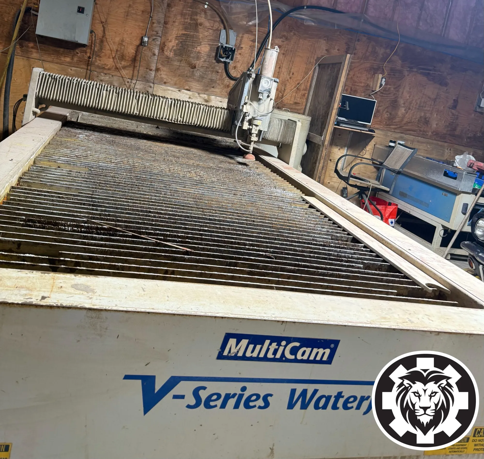 4' x 8' MultiCam V-Series Waterjet, 2012