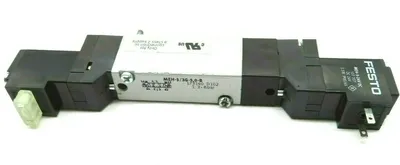 USED FESTO ELECTRIC MEH-5/3G-5,0-B SOLENOID VALVE MEH53G50B