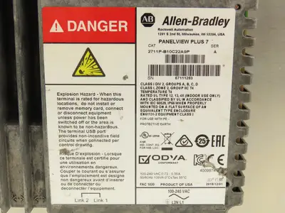 Allen Bradley 2711P-B10C22A9P PanelView Plus 7 Graphic Terminal 9.92" HMI 24VDC