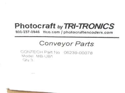 NEW LOT OF 3 TRI-TRONICS PHOTOCRAFT 0623900078 ENCODER MB-UB1