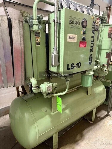 Used SULLAIR LS-10 Rotary Screw & Sliding Vane Air Compressors Illinois US | Meadoworks #1492193
