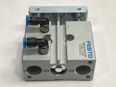 USED FESTO PNEUMATIC GUIDED ACTUATOR 12MM BORE 10MM STROKE 170899