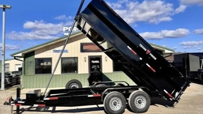 USED 2025 Texas Pride Trailers DT71616KGN