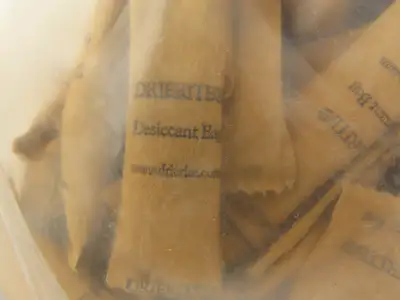 Drierite 60016 Humidity Desiccant 6 Gram Brown Paper Bags  Lot of 750pcs