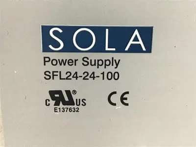 USED SOLA ELECTRIC SFL24-24-100