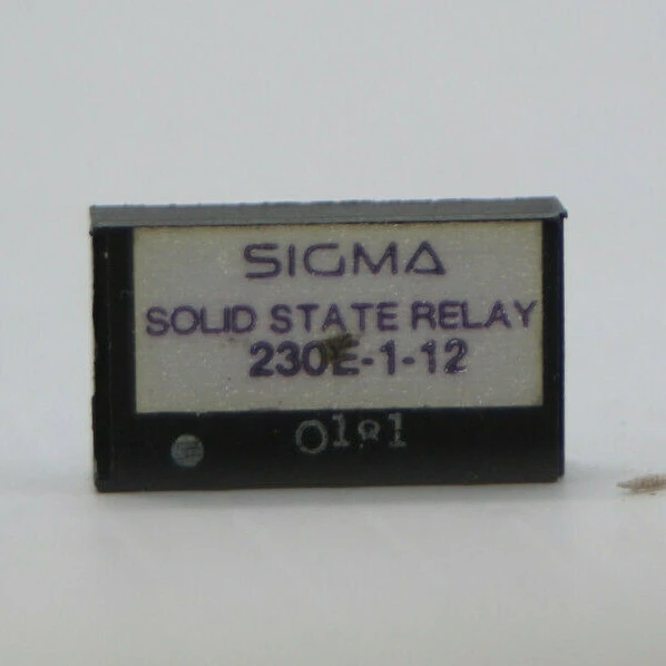 New | in-Stock Sigma 230E-1-12 Relays & Switches California US | Davliegogo LLC #1706185