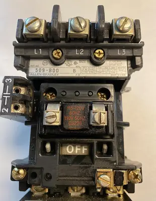 Used ALLEN-BRADLEY 509-BOD Industrial Controls Ohio US | Surplus Asset Holdings #1233805