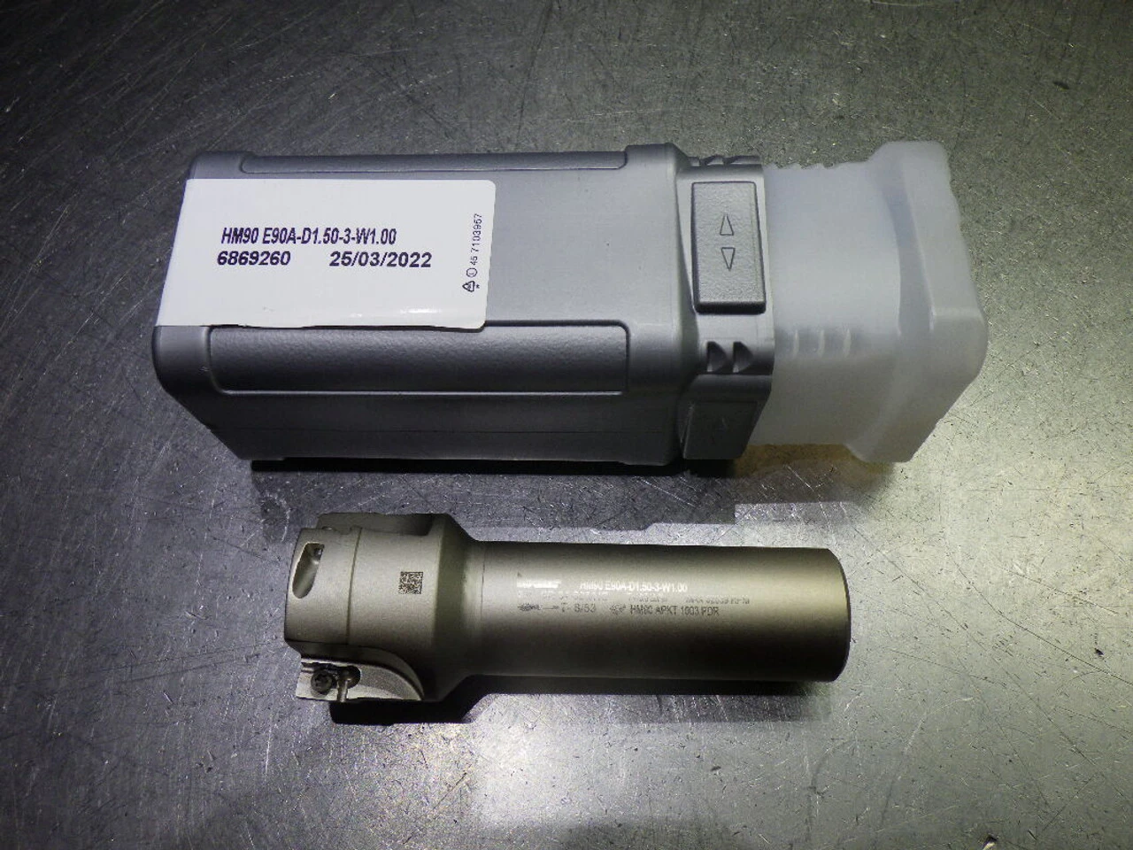 Iscar 1.146-.1504" 3 Flute Endmill 1" Shank HM90 E90A-D1.50-3-W1.00 (LOC1873D)