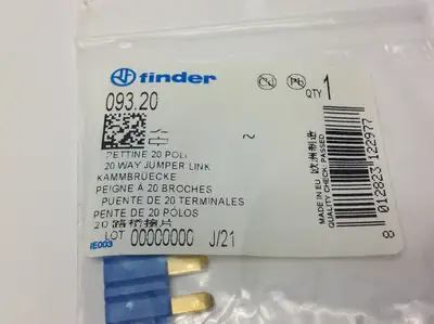 NEW FINDER JUMPER LINK 20 WAY BLUE