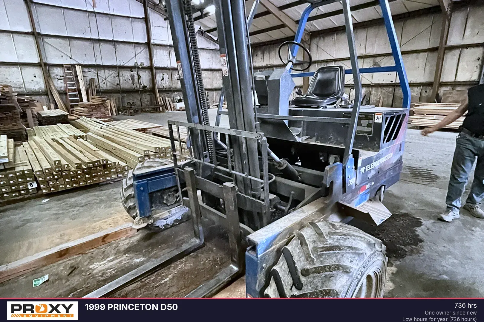 Used 1999 PRINCETON D50 Internal Combustion Forklifts: Pneumatic Tire Georgia US | Proxy Equipment #1385078