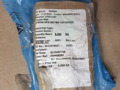 USED METSO 7001530535
