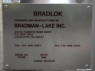 USED BRADMAN-LAKE SL 60