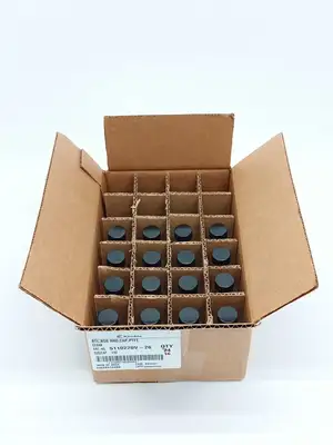 USED KIMBLE NARROW MOUTH CLEAR GLASS BOTTLES 2 OZ PKG OF 16