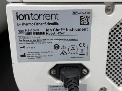 Used Thermo Fisher 4484178 (Ion Chef) / A27213 (Ion S5 XL) DNA Sequencers Missouri US | BioLabTek #1356085
