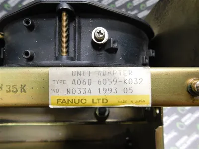 Fanuc A06B-6059-K032 Unit Adapter No. N0334 1993 05 Used
