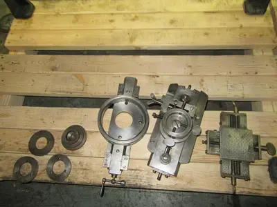 3382-385 Antique RA LIENHARD SUISSE Chaux-De-Fonds Horizontal & Vertical Rotary Engine TURNING / BROCADING MACHINE