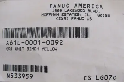 NEW FANUC A61L-0001-0092 CRT DISPLAY MODULE D9MR-10A A61L00010092