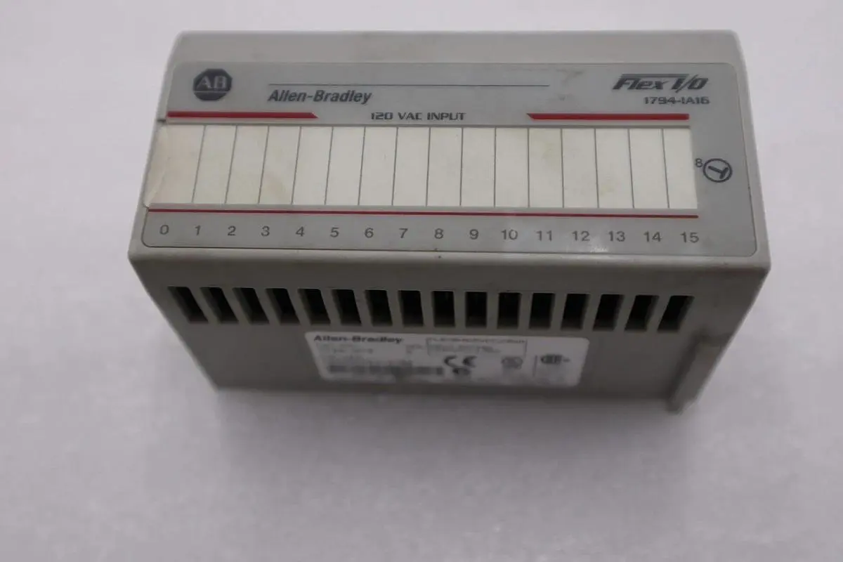 AB Allen-Bradley 1794-0A16 120Vac Output Module Flex I/O 16 Point STOCK H1228A