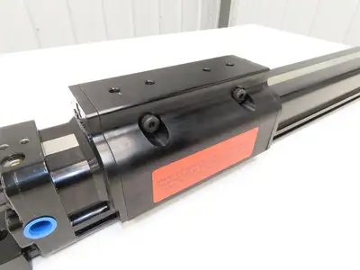 TOL-O-MATIC Rodless Pneumatic Band Cylinder 2" Bore 18.25" Stroke 100 PSI