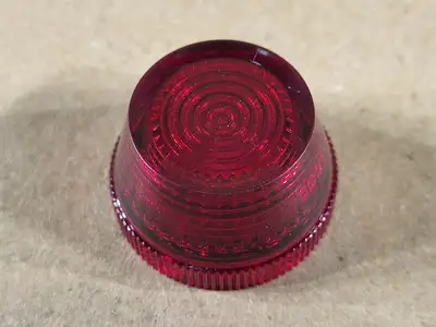 30 mm Red Pilot Light Lens Cap