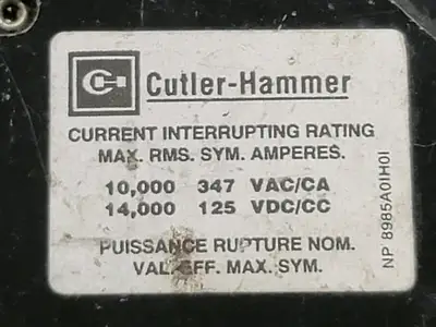 Used EATON CUTLER-HAMMER GBH1015 Switchgears British Columbia CA | Lenmark #244482