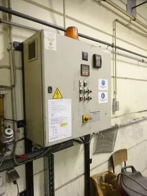 USED ROSLER ROTOFINISH DEBURRING LINE + DRYER