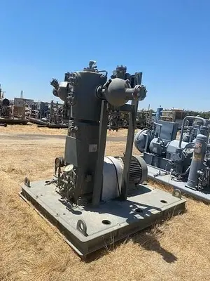 25 HP Neuman & Esser Compressor Model 2L Electric Drive Package