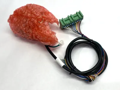 USED ABB CUSTOMER SIGNAL WIRE HARNESS HARN-XS5 NO DIN RAIL LATCH
